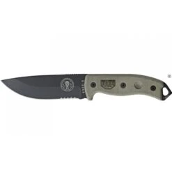 ES5SKOBK Rat Cutlery / Esee Knives Model 5 Serrated - Couteau Combat SEUL Survie Made In USA
