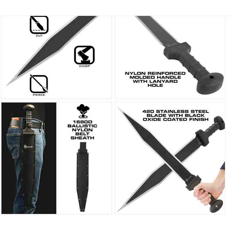 Glaive De Gladiateur Reapr Meridius Sword Lame Acier 420 Manche Nylon Etui Nylon SHF11705 – Image 5