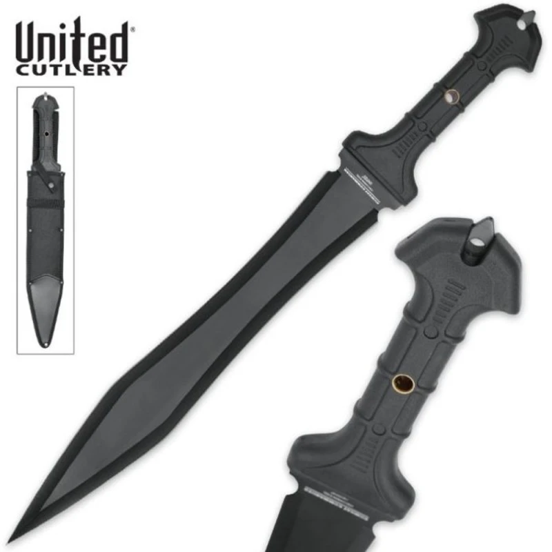 Glaive United Cutlery Combat Commander Gladiator Lame Acier Carbone 1060 Manche TPS Etui Nylon UC3009 – Image 7