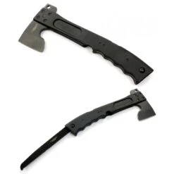 Hache Camillus Camtrax Hatchet/Saw Acier Carbone/Titane Manche ABS Fonction Scie CM19142