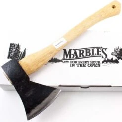 Hache Tomahawk Lame Acier Carbone Marque Marbles Made In Salvador MR701SB