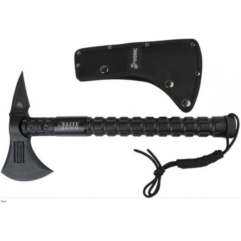 Hache Tomahawk USMC Elite Tactical Axe BRUISER Acier 440C Manche FRN USMX001 – Image 2