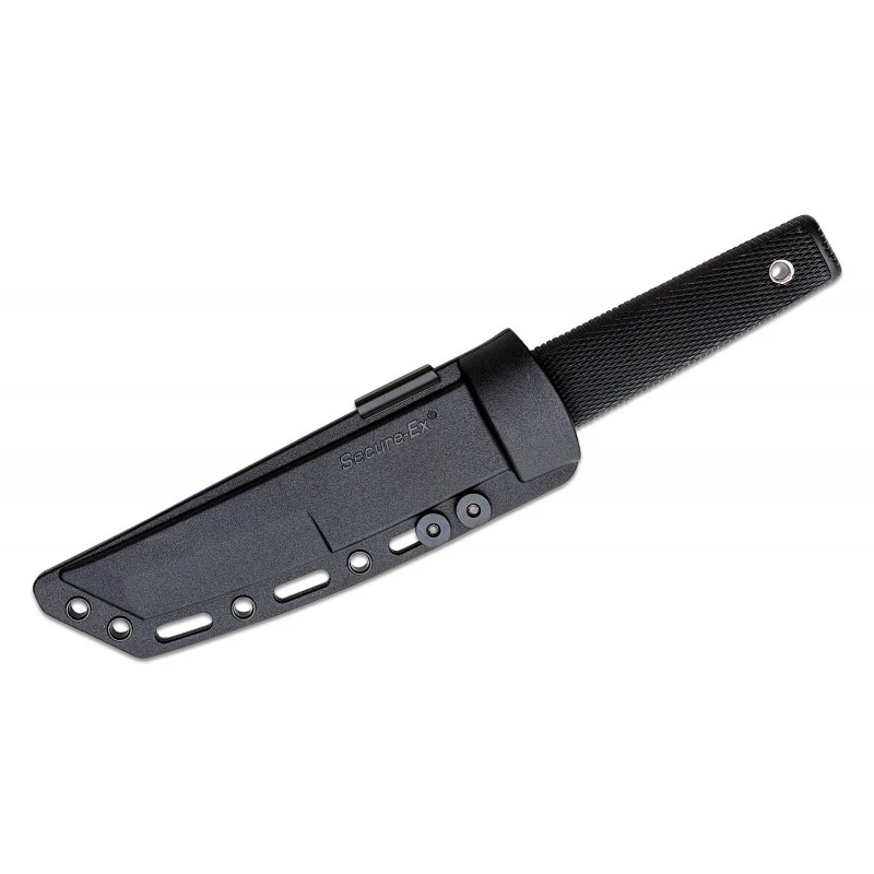 Katana Cold Steel Kobun Black Lame Tanto AUS-8 Black Manche Kray-Ex Etui Secure-Ex CS17TBKBK – Image 2