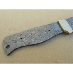 Lame A Customiser Bushcraft Damas 256 Couches Couteau De Chasse BL125D