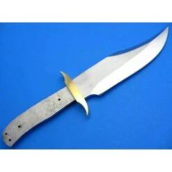 Lame à Customiser Selon Vos Désirs Bowie Skinner Acier Carbone/Inox Garde Laiton BL7716