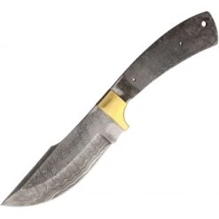 Lame Damas à Customiser Skinner Bowie Lame Acier Damas 256 Couches Garde Laiton BL612D
