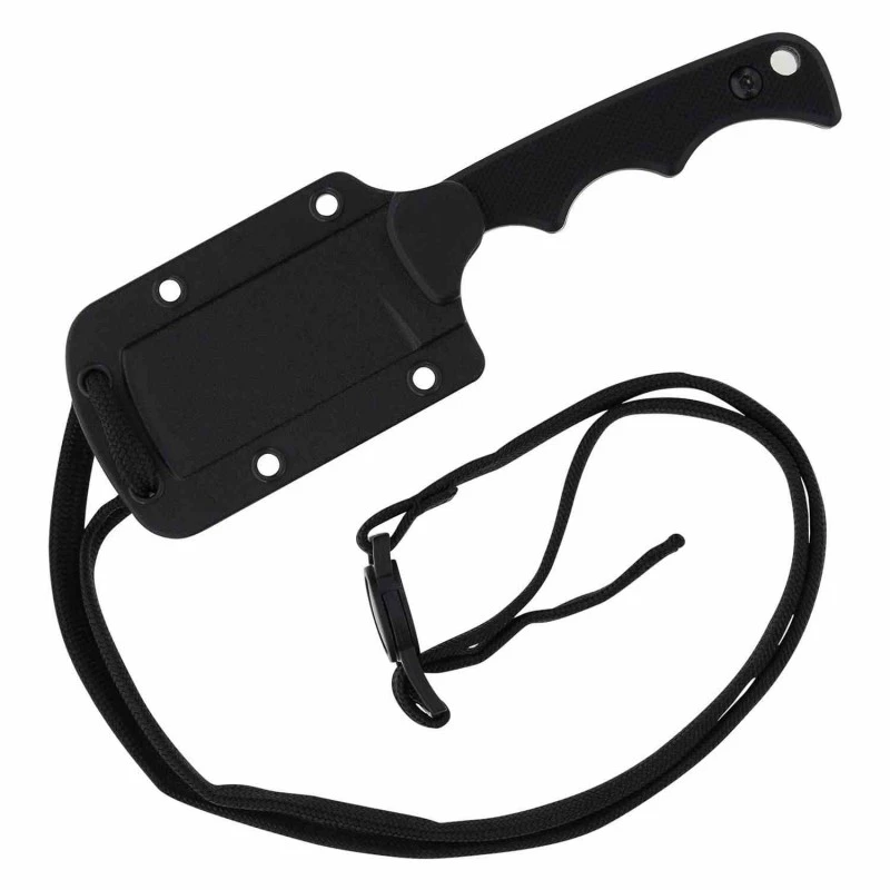 Lot De 2 Couteau De Cou Neck Smith&Wesson H.R.T. Cleaver Lame Acier 8Cr13MoV Etui Nylon SW1193153 – Image 4