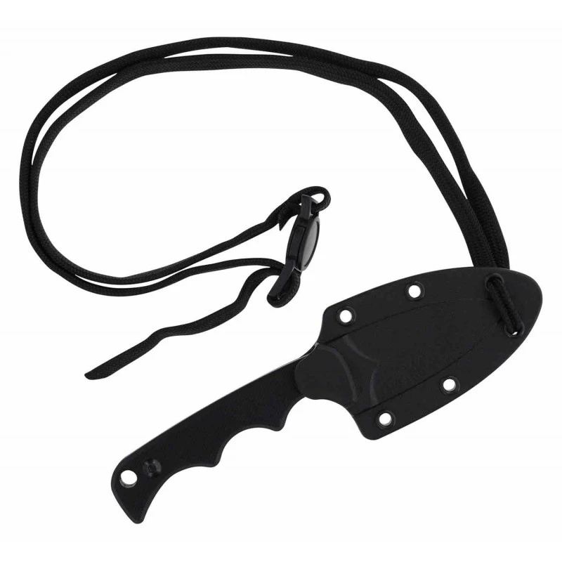 Lot De 2 Couteau De Cou Neck Smith&Wesson H.R.T. Spear Point Lame Acier 8Cr13MoV Etui Nylon SW1193157