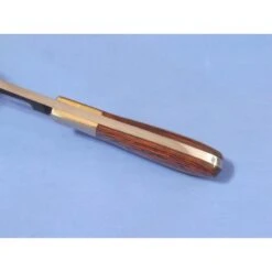 Lot De 2 Couteau Fabrication Artisanale Avec Une Lime Manche Bois Etui Cuir SM0025