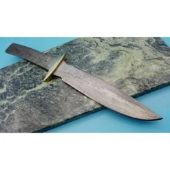 Lot De 2 Lames A Customiser Damas Tactical Bowie 256 Couches Lame Seule BL128D