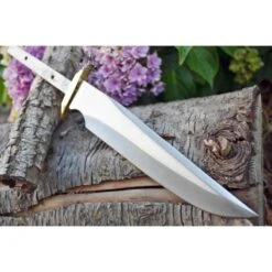 Lot De 2 Lames à Customiser Lames Acier Inox Garde Laiton BL015