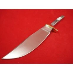 Lot De 2 Lames à Customiser Skinner Lame Acier Inox Garde Laiton BL010