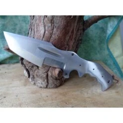 Lot De 2 Lames à Customiser Tracker Tanto Chopper Lame Acier Inox BL137