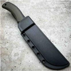 Lot De 3 Couteau De Survie S-TEC Lame Acier Inox Scie Manche Abs Etui ABS STT22191BK