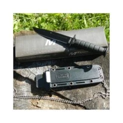 Lot De 3 Couteaux De Cou Tactical Kabai Mtech Acier 440 Façon Ka-Bar MT632DB