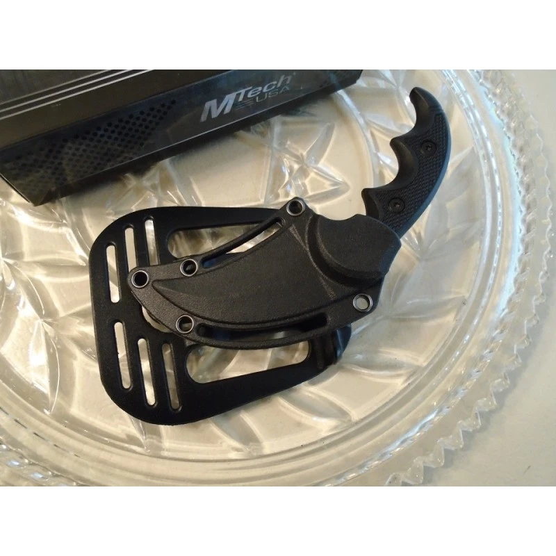 Lot De 3 Couteaux Mtech Blue Griffe D'Ours Acier 440 Manche Alu/G-10 MT2063BL – Image 4