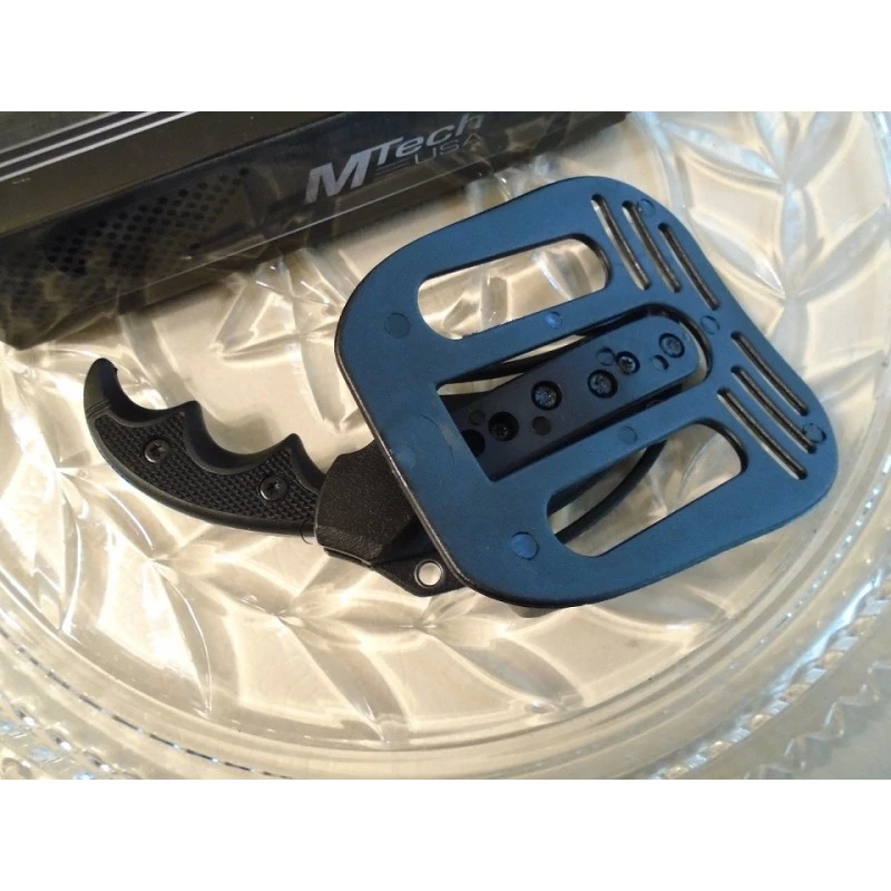 Lot De 3 Couteaux Mtech Blue Griffe D'Ours Acier 440 Manche Alu/G-10 MT2063BL – Image 5