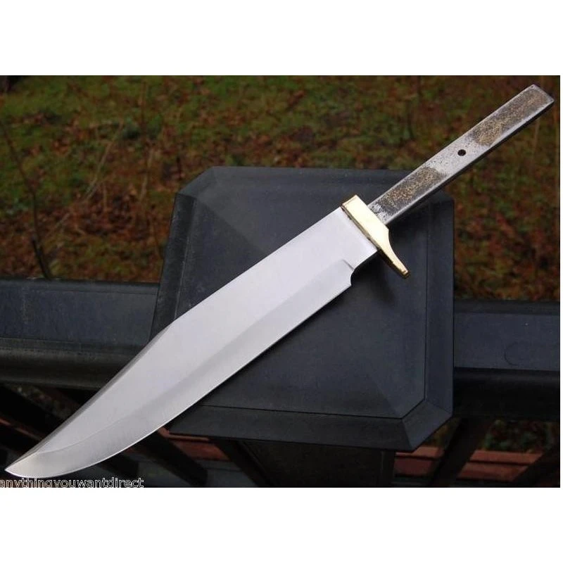 LOT DE 3 GRANDE LAME DE COUTEAU BOWIE A CUSTOMISER - Bl003 – Image 2