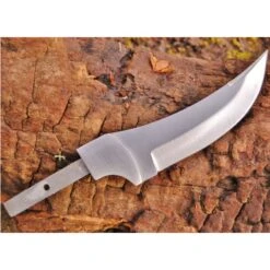 Lot De 3 Lames à Customiser Skinner Bowie Lame Acier Inox Garde Métal BL0121