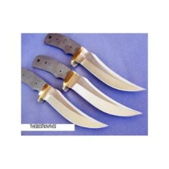 Lot De 3 LAMES DE COUTEAU A CUSTOMISER FIXE BL7704