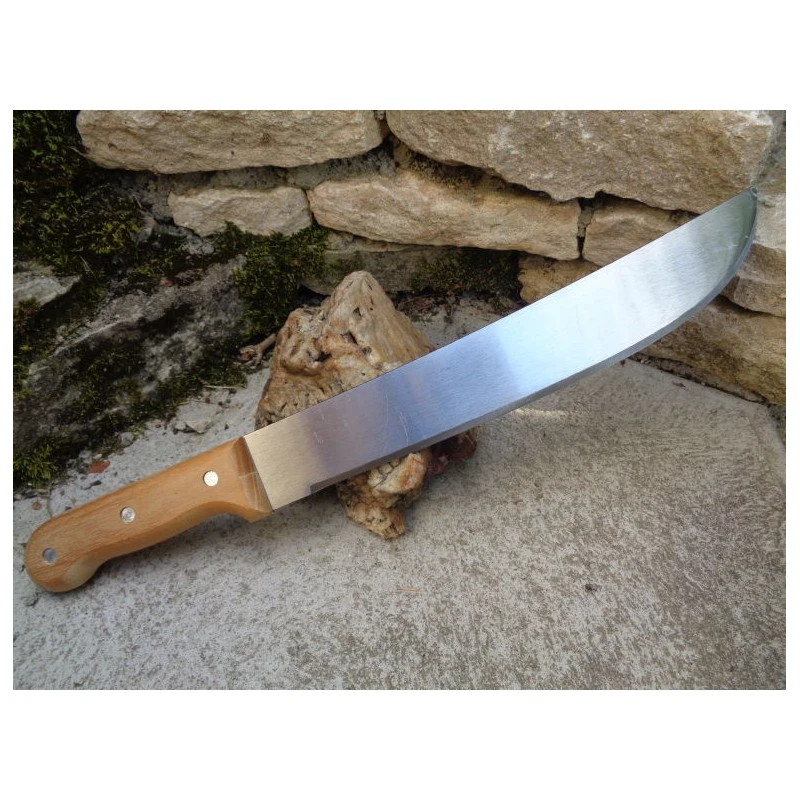 Lot De 3 Machette 12 Inch Acier Carbone 1055 Manche Bois Made Brazil Machette TRAMONTINA TT20012 – Image 3