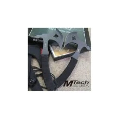 Lot De Couteaux - 2 Haches Tomahawk Throwing Axe Lancer Tactical Rando Acier 440 Manche Corde MT628