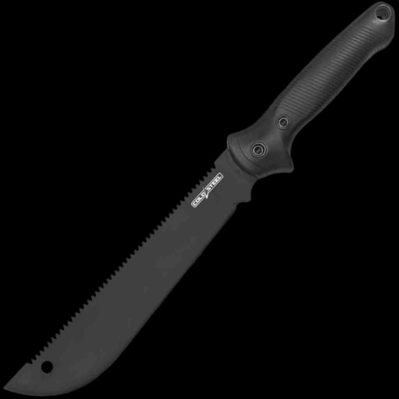 Machette Cold Steel Axis Machete Lame Acier Carbone Manche Caoutchouc Etui Nylon CSMAAXIS