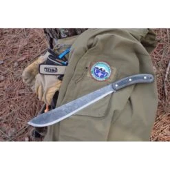 Machette ESEE Expat Darien Machete Acier Carbone 1075 Manche Micarta Etui Canvas El Salvador ESDARIEN