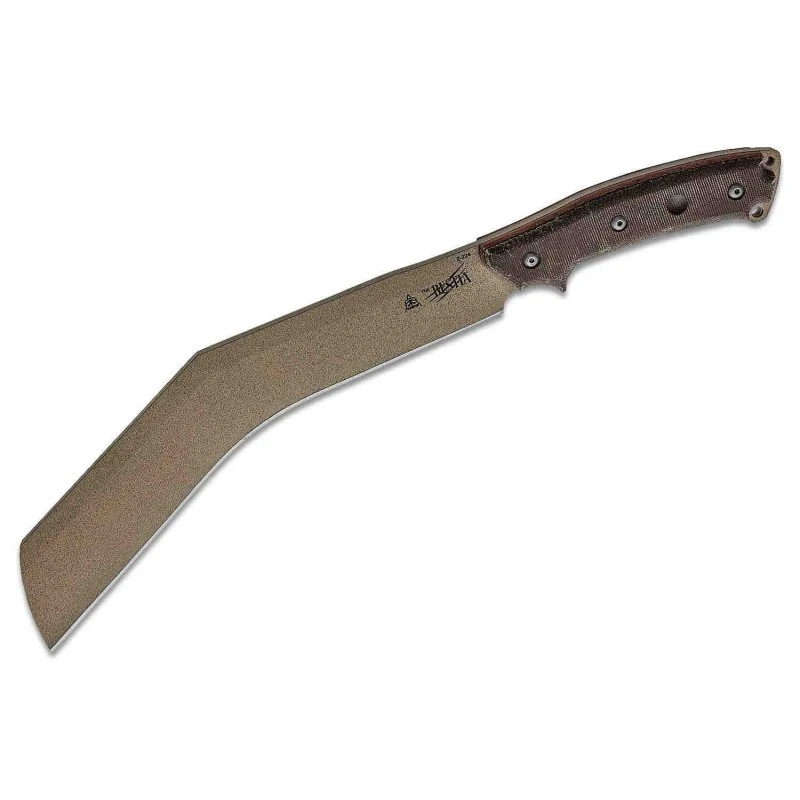 Machette Kukri TOPS Knives The Bestia Lame Acier Carbone 1095 Manche Micarta Etui Kydex USA TPTBST01 – Image 10