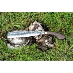 Machette My Parang Bentong 12" Carbone 5160 Manche Bois Etui Nylon Made In Malaysia MYPBNTG12