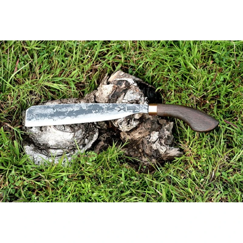 Machette My Parang Bentong 12" Carbone 5160 Manche Bois Etui Nylon Made In Malaysia MYPBNTG12