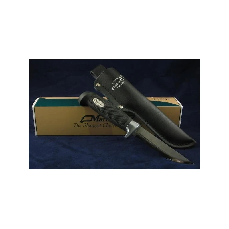 MN15 Couteau Pukko Marttiini Utility Hunter Acier 420 Etui Cuir Made In FInland – Image 2