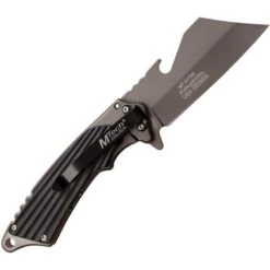 MTA1186GY Couteau MTech Butcher A/O Lame Acier 3Cr13 Manche G10 Linerlock Clip