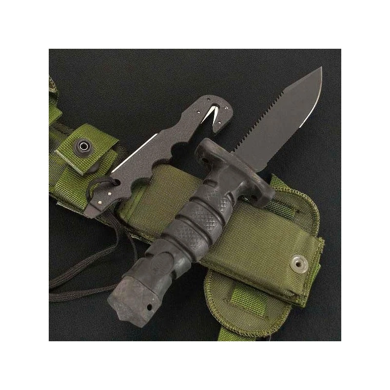 ONTARIO ASEK SURVIVAL KNIFE - COUTEAU DE COMBAT SURVIE Ontario A.S.E.K. Survival ON1400 – Image 4