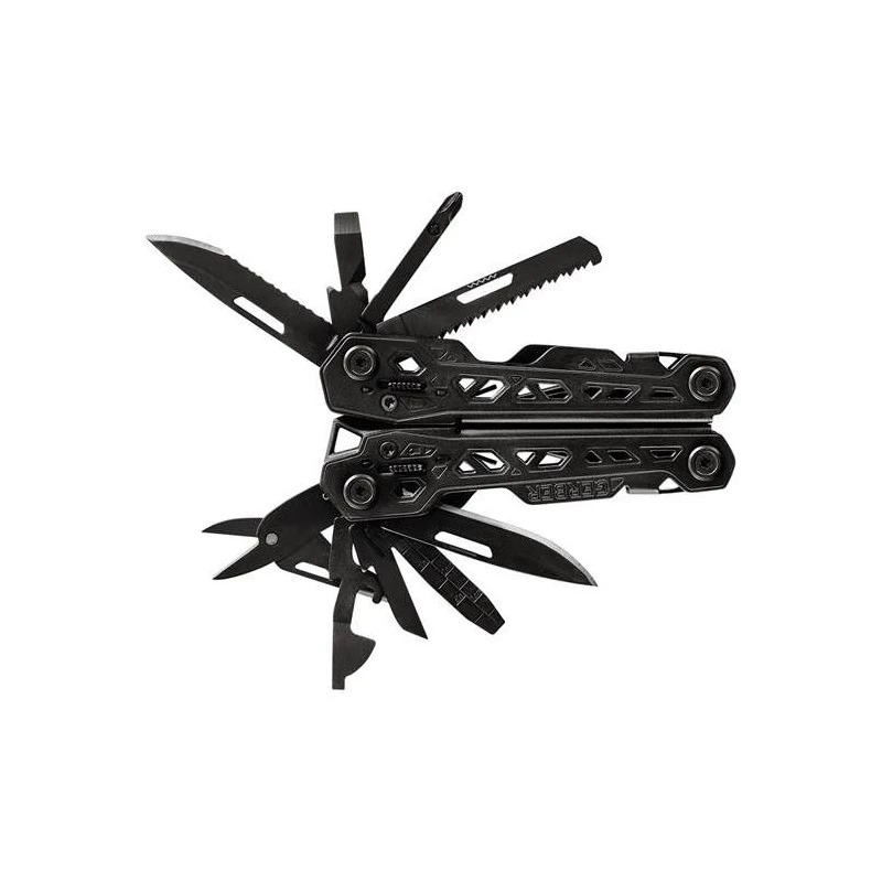 Pince Gerber Truss Multi Tool Black 17 Fonctions Manche Acier Outils Acier Etui Nylon G1779