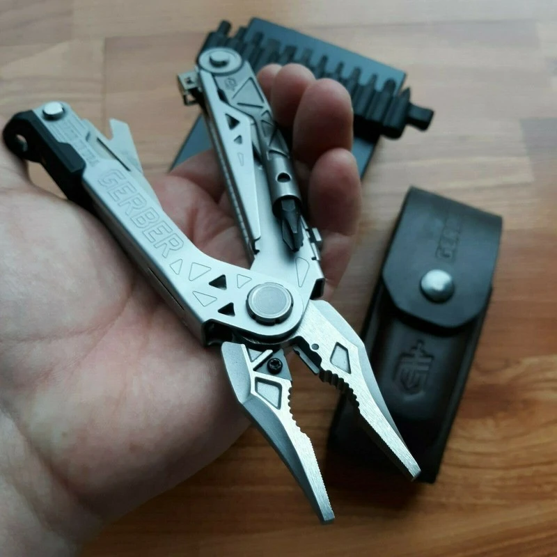 Pince Multifonctions Gerber Center Drive Plus Bit Etui Cuir Made USA G1417
