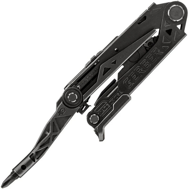 Pince Outil Multifonctions Gerber Center Drive Rescue Black Multi-Tool + Bit Set Etui Nylon USA G1893 – Image 2