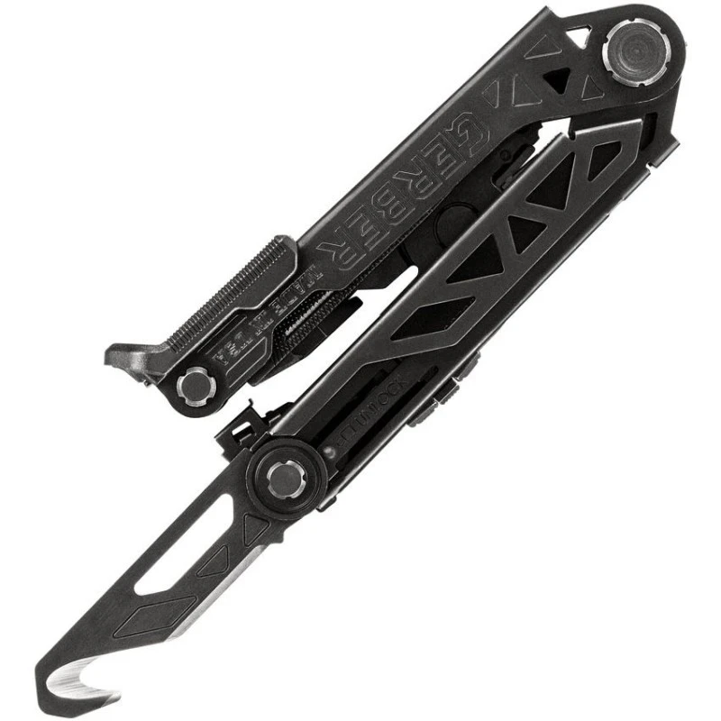 Pince Outil Multifonctions Gerber Center Drive Rescue Black Multi-Tool + Bit Set Etui Nylon USA G1893 – Image 3