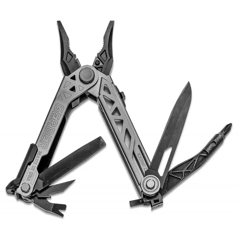 Pince Tenaille Gerber Center-Drive Multi-Tool Black Berry Pied De Biche Tournevis Etui Noir Made USA G1197 – Image 9