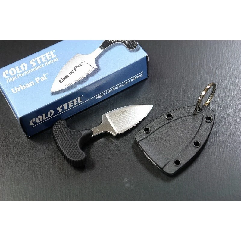 Push Dagger Cold Steel Urban Pal Acier AUS-8 Serrated Cold Steel Made In Japan CS43LS – Image 3