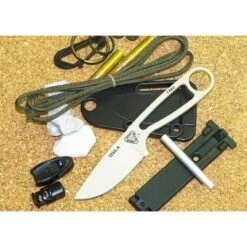 RAT CUTLERY ESEE Izula Desert Tan COUTEAU DE COMBAT W/ Kit Model - RCIDTK - LIVRAISON GRATUITE