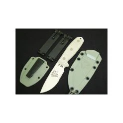 RC3SDT Couteau Esee Model 3 Lame Acier Carbone 1095 Serr Manche Micarta Kydex USA