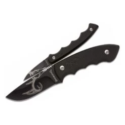 Set De 2 Couteaux Browning Primal Set Combo Lame Acier 9Cr Manche Polymer Etui Nylon BR0302