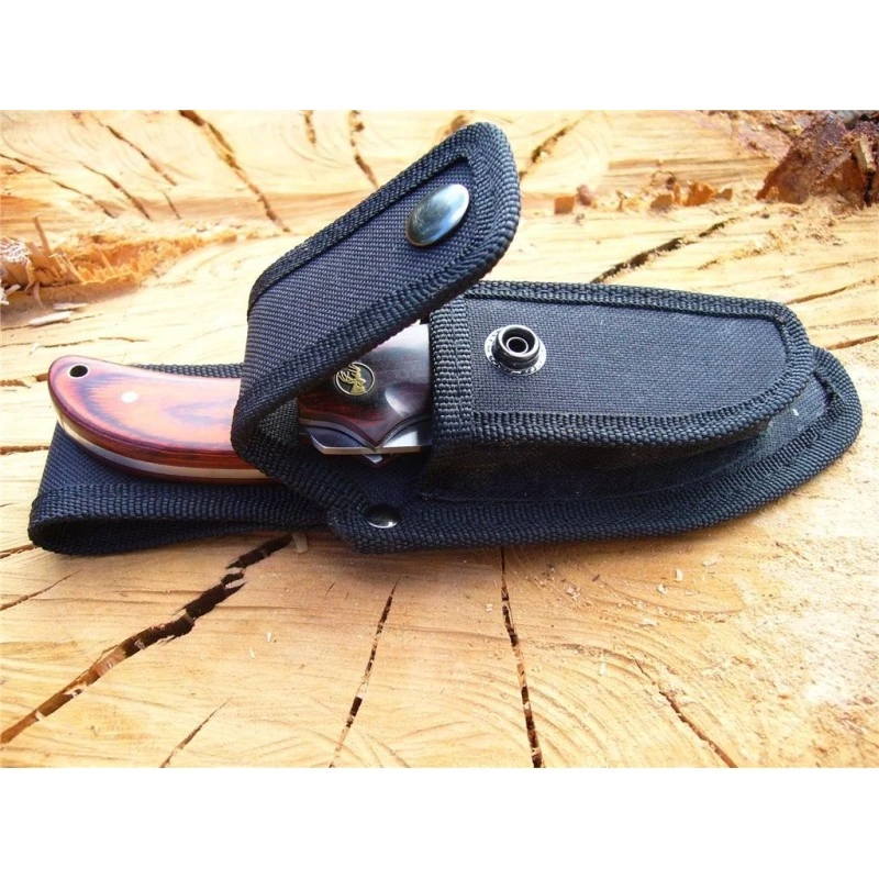 Set De 2 Couteaux De Chasse Elk Ridge Two Piece Hunting Set Acier Carbone/Inox Manche Bois Etui Nylon ER013 – Image 5