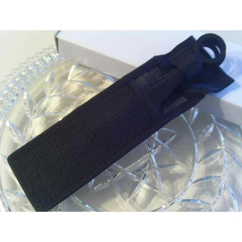 Set De 3 Couteaux De Lancer Acier Inox Noir Etui Nylon Thrower Triple Set Ninja Kunai Throwning MI175 – Image 3