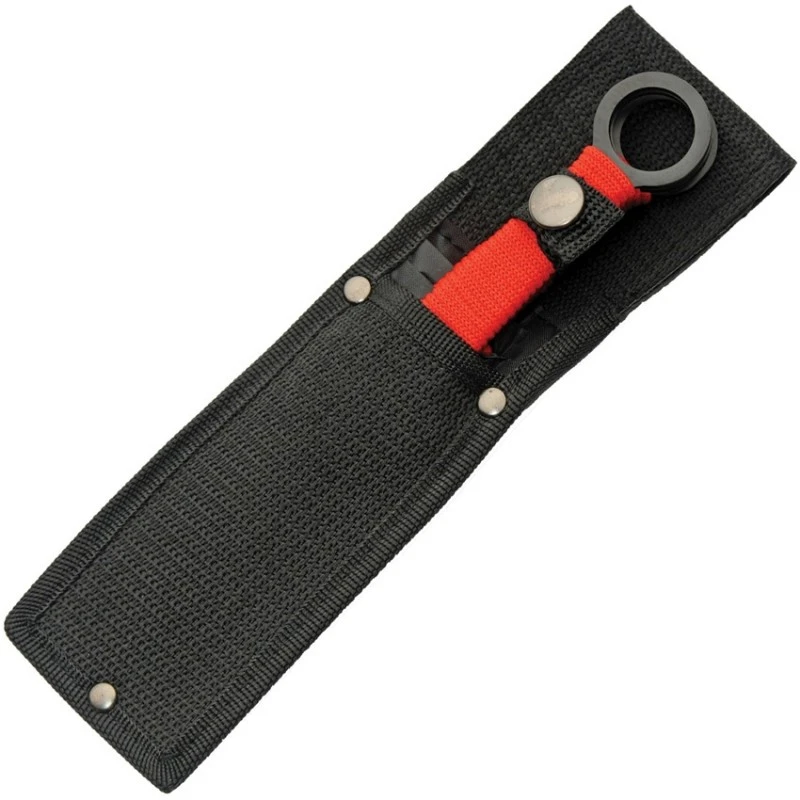 Set De 6 Couteaux De Lancer Kunai Thrower Set Red Acier Inox Etui Nylon CN211537RDX2