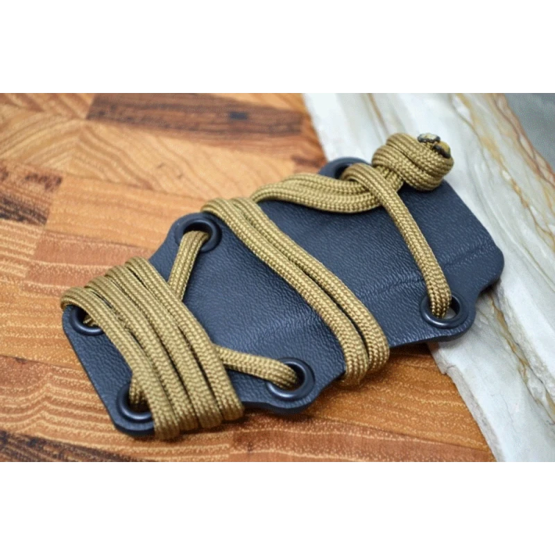 SG20717 Southern Grind Vermin Tanto Black 8670M Carbon Blade Kydex Sheath Made USA – Image 2