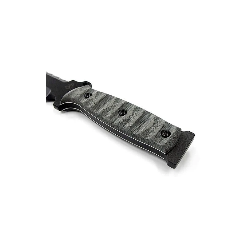 Tops Pry Knife Tops Knives Couteau De Secours Acier Carbone 5160 + Pied Biche + Scie Made USA TPTPK001 – Image 6