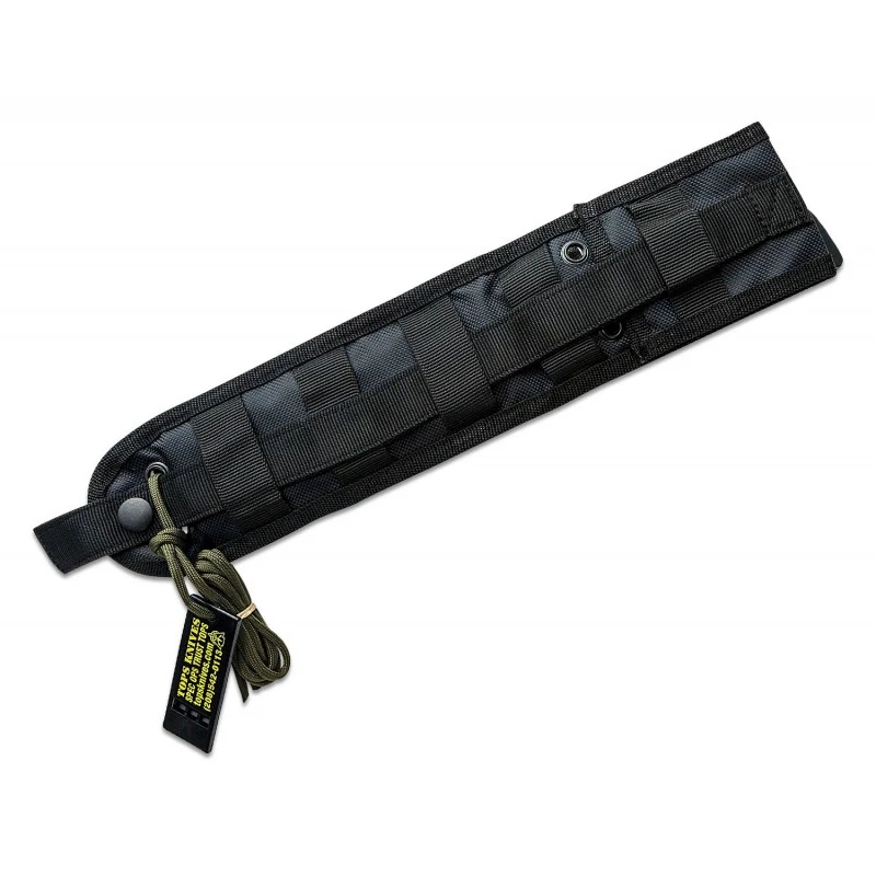 TPOC01 TOPS OUTPOST COMMAND BLACK BLADE - Couteau De Combat TOPS KNIVES - Made In USA – Image 3
