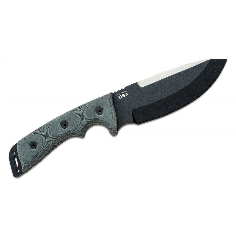 TPOC01 TOPS OUTPOST COMMAND BLACK BLADE - Couteau De Combat TOPS KNIVES - Made In USA – Image 5